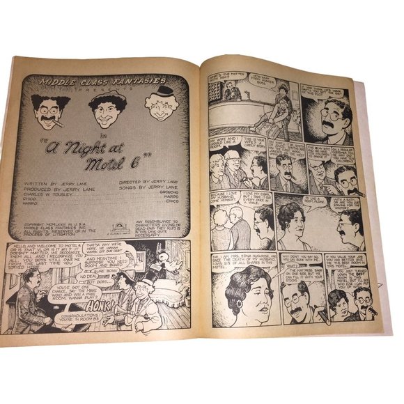 Middle Class Fantasies Vintage Underground Comix Comic Book - 1973 Jerry Lane - Picture 15 of 16